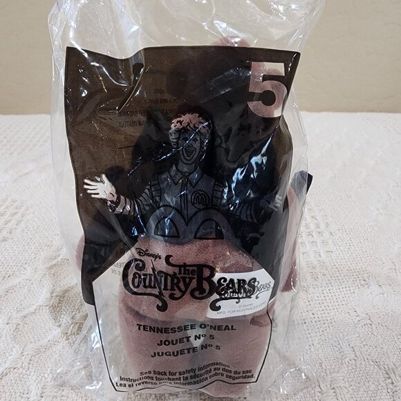 NIP - 2001 Disney The Country Bears TENNESSEE O'NEAL #5 McDonalds Happy Meal - Picture 6 of 7